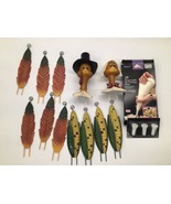 Thanksgiving Turkey Feathers Corn Cake Stakes Royal Decorating Bags Lot - $464.25 MXN