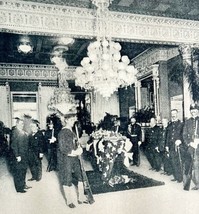 William McKinley Body In East Room White House 1901 Print Victorian DWT3 - $24.99