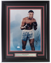 Joe Frazier Signed Framed 11x14 Boxing Photo JSA - $367.63