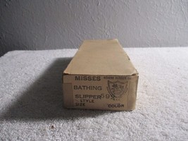 Antique Revere Rubber Bathing Slipper shoe Advertising box rare - £35.60 GBP