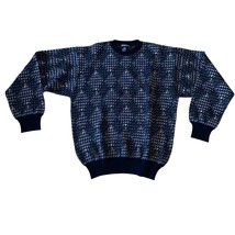 Neiman Marcus Black Diamond Argyle Knit Wool Crewneck Pullover Sweater S... - $37.08