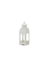 WHITE LACE VICTORIAN STYLE LANTERN - $831.56 MXN