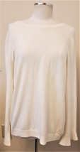 Talbots Sweater Sz- XL White Lamb’s Wool/Nylon - £23.44 GBP