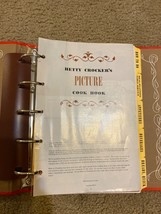 Betty Crocker&#39;s Picture Cook Book (1998) 1950 Facsimile Edition 5 Ring Binder - £14.82 GBP