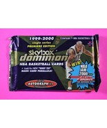 Rare 1999-2000 Skybox Dominion NBA Basketball Hobby Pack Exact Pack In P... - $48.84 CAD