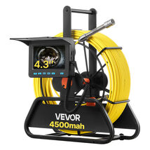 VEVOR Sewer Camera, 66 ft/20m, 4.3" Drain Inspection Camera, IP68 Waterp... - $159.99