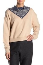 FREE PEOPLE Womens Jumper James Warm Ivory Size XS OB938300 - £43.17 GBP