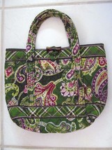 Vera Bradley Chelsea Tote Purse Cosmetic Bag Chelsea Retired Small 10.5&quot;x9&quot; - £21.59 GBP