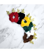 Christmas Scrunchies. Holiday Scrunchies. Holiday Hair Accessories. Rein... - £3.13 GBP
