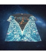 Vtg 1997 Star Wars Liquid Blue Tie Dye Single Stitch Shirt XL 2 Side Mad... - $3,468.99 MXN