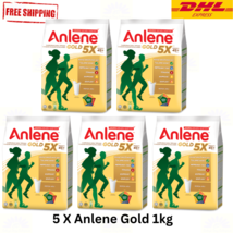5 X Anlene Gold 5X Milk Powder 1kg Adult 45+ Years Old Or Older - £125.84 GBP