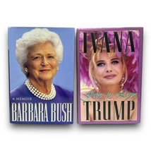 Autographed Signed President Wife&#39;s Barbara Bush &amp; Ivana Trump - £40.24 GBP