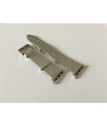  For Apple Watch 38 40 41 Shiny Silver PU 22MM Watch Band - $32.00