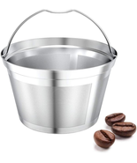 Coffee Filter Reusable 8 10 12 Cup Basket Replacement Filter-Stainless S... - $23.52 CAD