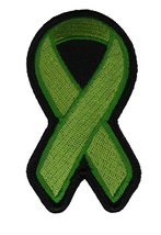 Green Ribbon for LYME Disease Kidney Cancer Carcinoma Aging Research Org... - £4.45 GBP