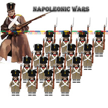 16Pcs Napoleonic Wars Russian Line Infantry Soldiers Minifigure Set Bric... - £22.74 GBP