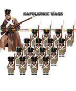 16Pcs Napoleonic Wars Russian Line Infantry Soldiers Minifigure Set Bric... - £23.09 GBP
