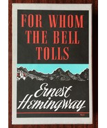 For Whom The Bell Tolls by Ernest Hemingway - £23.59 GBP