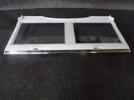 DA97-13840A SAMSUNG REFRIGERATOR CRISPER COVER FRAME WITH GLASS - $100.00