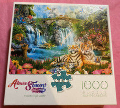 Buffalo Games Aimee Stewart Majestic Tiger Grotto 1000 Piece Jigsaw Puzzle - £19.95 GBP