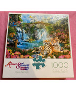 Buffalo Games Aimee Stewart Majestic Tiger Grotto 1000 Piece Jigsaw Puzzle - £18.68 GBP