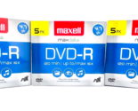 Maxell DVD Recordable Media DVDR 4.7GB 120min Max Write Speed 16x Lot of... - $24.14