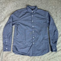 J Crew Mens Shirt Medium Blue Button Up Long Sleeve Mercantile Casual Flex Top - £15.15 GBP