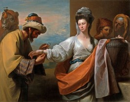 Art Bracelet Rebecca&#39;s arm by Benjamin West. Oil Painting Giclee Print Canvas - £6.86 GBP+