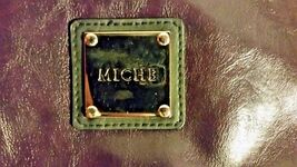 WOMENS MICHE PURPLE BLACK 18&quot; X 12&quot; X 6&quot; CLASP SHOULDER BAG PURSE CUTE D... - $291.35 MXN