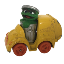 Playskool Sesame Street Toy Garbage Truck Oscar the Grouch Trash Delivery 1980s - £4.47 GBP