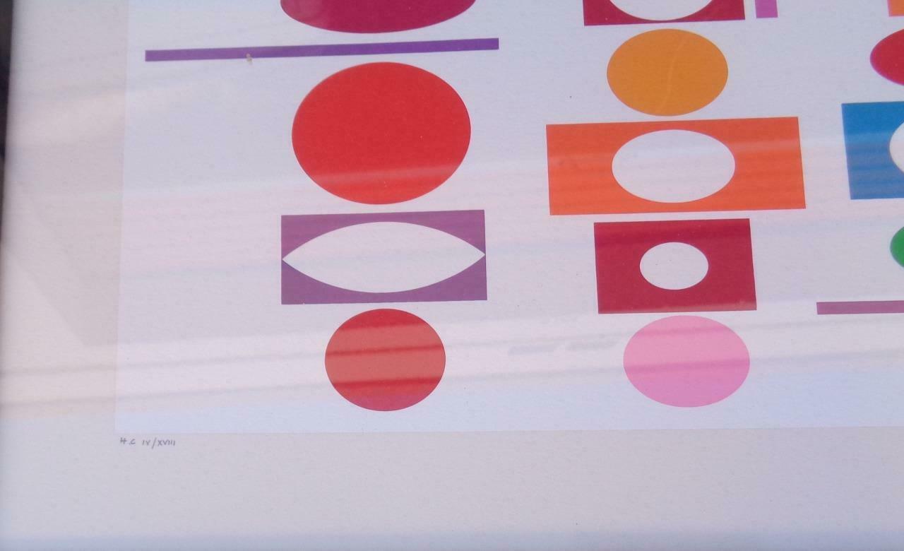 Amazing Original Agam Serigraph Print – Metamorphosis #5 – NICELY FRAMED COLLECT Item image 4