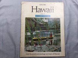 1968 Explore Hawaii  Picture Book w/ Lots of Color Photos AMERICAN EXPRE... - $19.78
