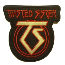 Twisted Sister~TS~Patch~Embroidered~3 3/4&quot; x 3 3/4&quot;~Iron or Sew on~Hair ... - £3.60 GBP