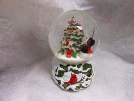 Roman Glitter Dome &quot;Winter Wonderland - Bird &amp; Snowman&quot;  Water Globe 201... - $463.64 MXN