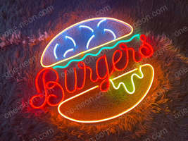 Burgers | LED Neon Sign - £143.55 GBP+