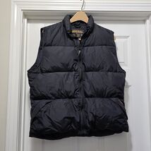 Woolrich John Rich &amp; Bros Black Down Vest Nylon Puffer Outdoor Women&#39;s L... - $48.47