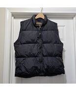 Woolrich John Rich &amp; Bros Black Down Vest Nylon Puffer Outdoor Women&#39;s L... - $48.47