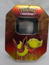 **EMPTY TIN** Flareon Elemental Powers Pokémon TCG Tin - £7.41 GBP