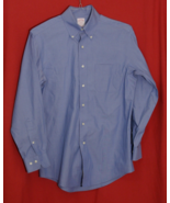 Brooks Brothers 346 Men&#39;s Reg Fit Dress Shirt 14 1 /2  2/3 Non Iron Cott... - $519.79 MXN