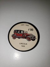 Jello Car Coins - # 95 of 200 - The Lincoln (1926) - £11.82 GBP