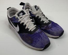 Nike air max tavas women’s size 9 purple black lace up sneakers SF - £23.96 GBP