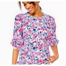 Lilly Pulitzer Corden Sweatshirt | Resort White Party Like A Lobstar XL - $43.20