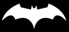 Bat logo Iron On Heat transfer Vinyl HTV Decal 4&quot; 6&quot; 8&quot; 10&quot; 12&quot; Multiple  - £6.00 GBP+