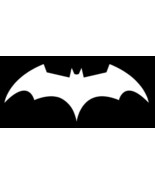 Bat logo Iron On Heat transfer Vinyl HTV Decal 4&quot; 6&quot; 8&quot; 10&quot; 12&quot; Multiple  - $7.99+