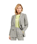 MSRP $100 Bar III Double Breasted Plaid Blazer Wear to Work Jacket Size ... - £50.34 GBP