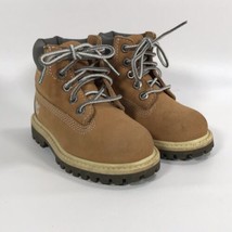 Timberland Toddler Boots 6 inch Wheat Nubuck Waterproof Lace Up 14821 Size 6 M - £21.16 GBP