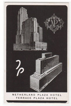 Netherland &amp; Terrace Plaza Hotels Cincinnati Ohio postcard - £4.67 GBP