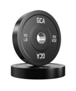 GCA Pro Rubber Olympic Bumper Plate for 2&quot; Barbell 5 - 55lb 45 pound Com... - $40.88 CAD+