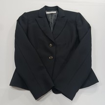 Tahari Arthur S. Levine Petite Women’s 2P Black Blazer Two-Buttons Career Work image 15