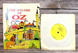 The Wizard of OZ Book &amp; Vinyl Record Set Educational Reading Services 19... - £18.32 GBP